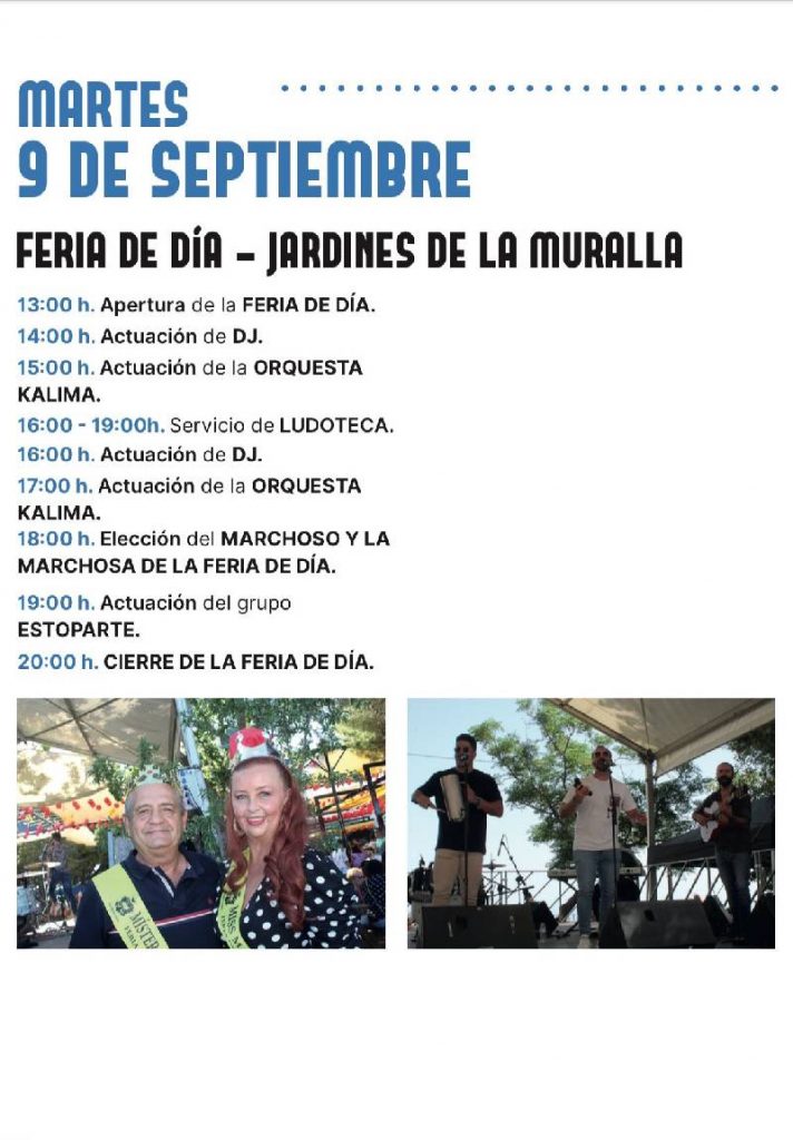 Programación oficial de la Feria de Mijas Pueblo 2025 del 6 al 11 de septiembre en Mijas, Málaga, con música en vivo, conciertos gratuitos, tradición andaluza y actividades familiares en la Costa del Sol