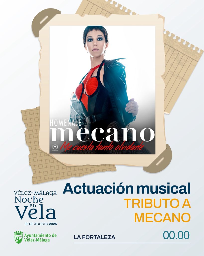 tributo mecano en la noche en vela Vélez Málaga 2025