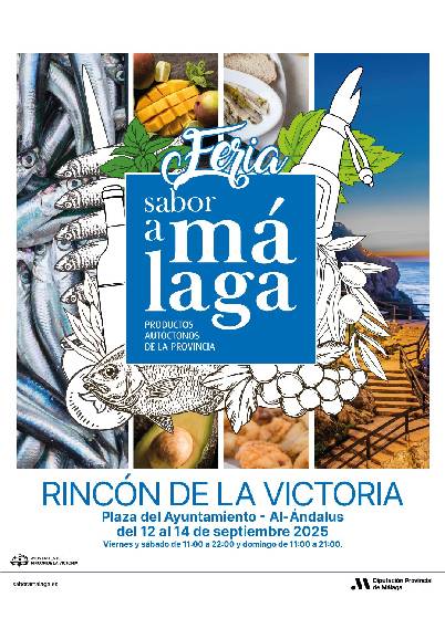 Feria Sabor a Málaga 2025 en Rincón de la Victoria con productos locales y actividades gastronómicas