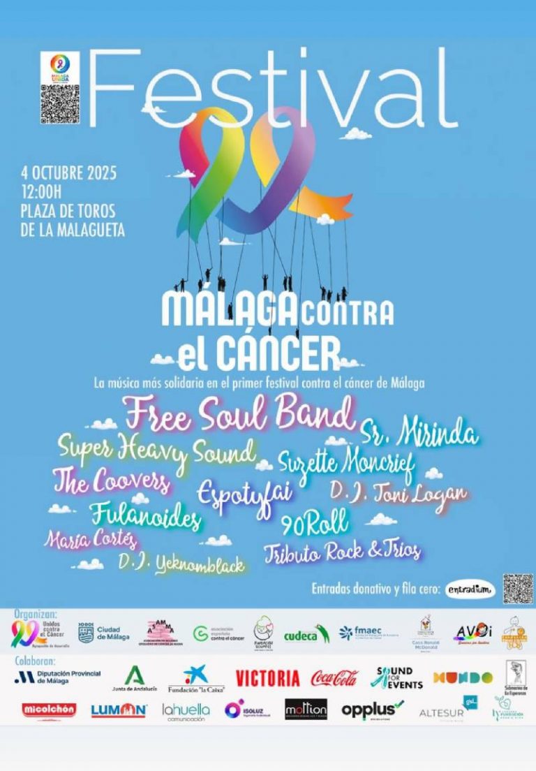 Festival Málaga Contra el Cáncer 2025 en La Malagueta