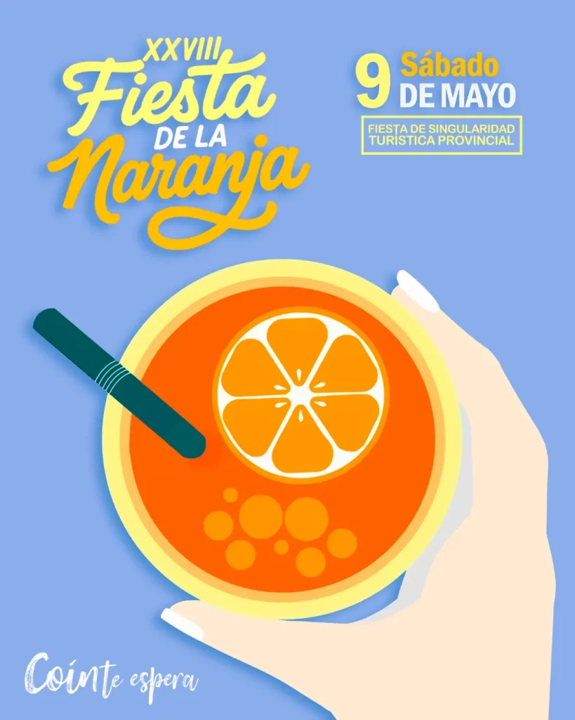 Fiesta de la Naranja en Coín degustación zumo naranja Málaga