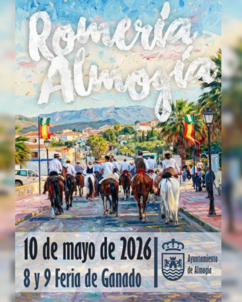 Romería de San Isidro de Almogía 2026 presentado en Almogía, con protagonismo de caballistas y ambiente tradicional.