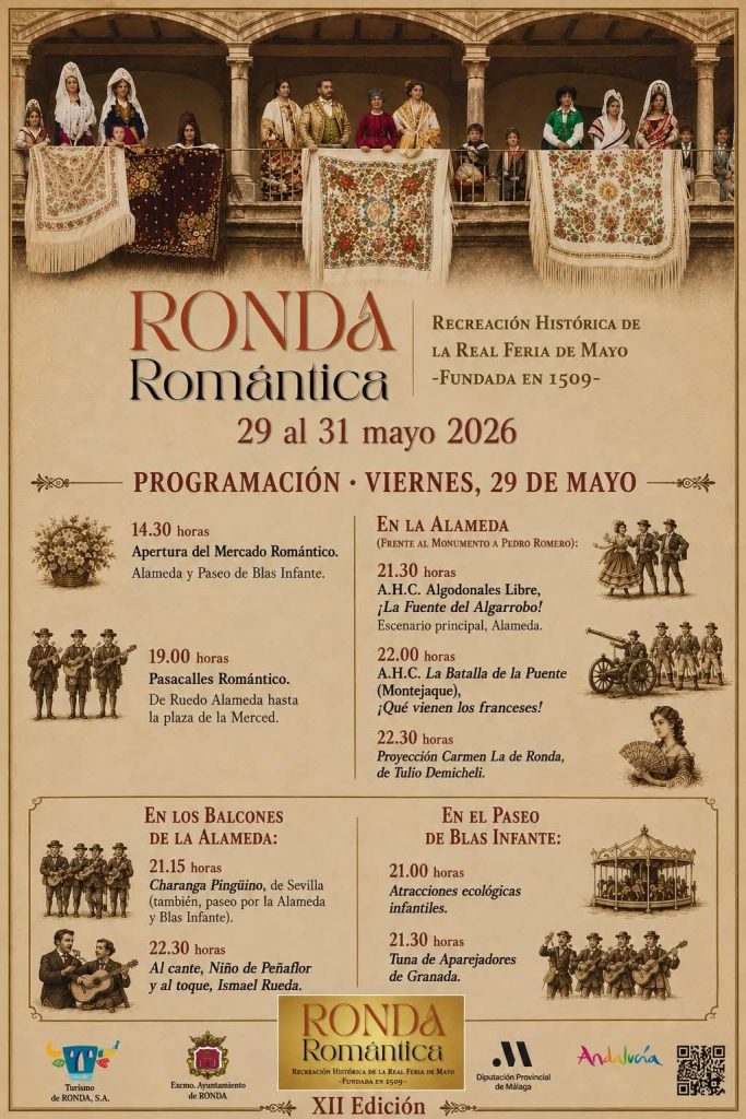 Programación inicial de Ronda Romántica 2026