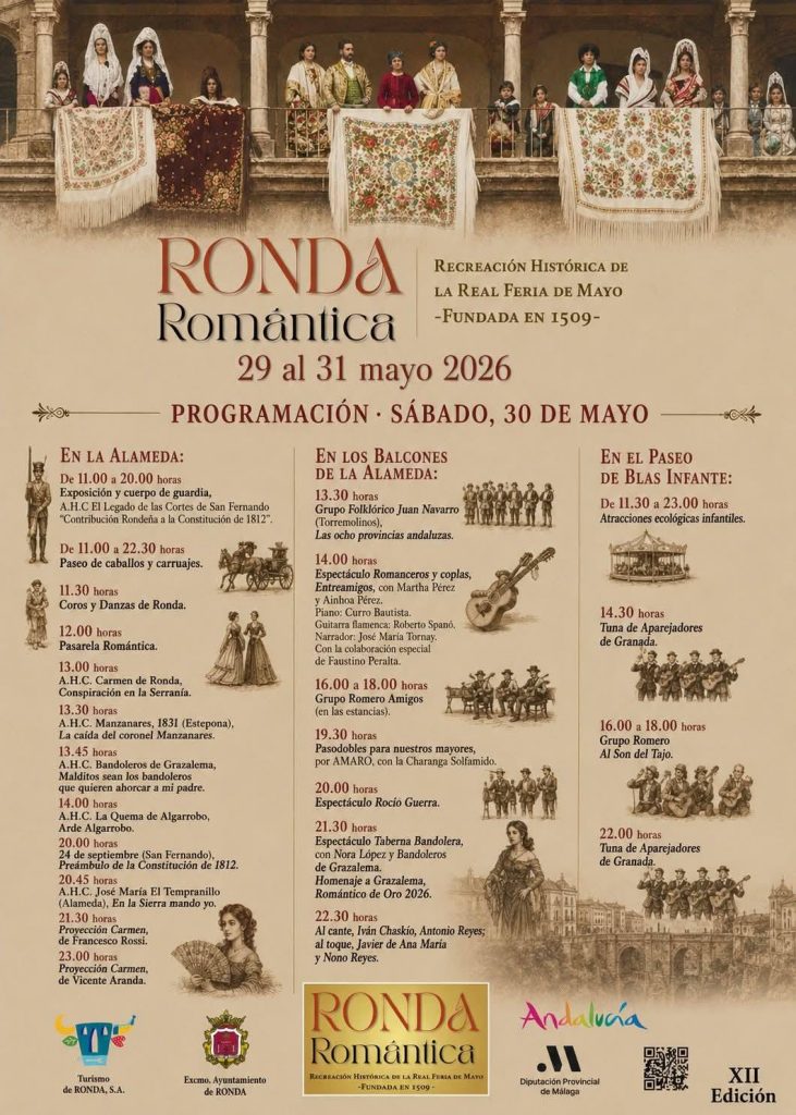 Programación central de Ronda Romántica 2026