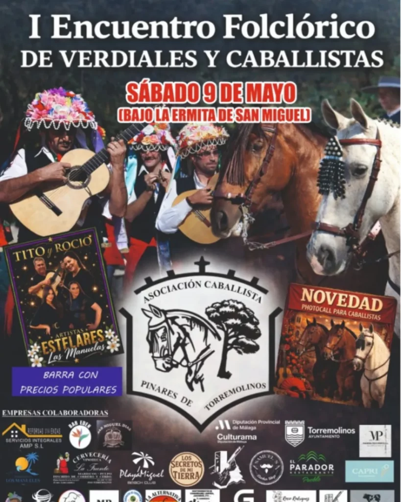 Evento gratis en Málaga de verdiales y caballos en Torremolinos 2026