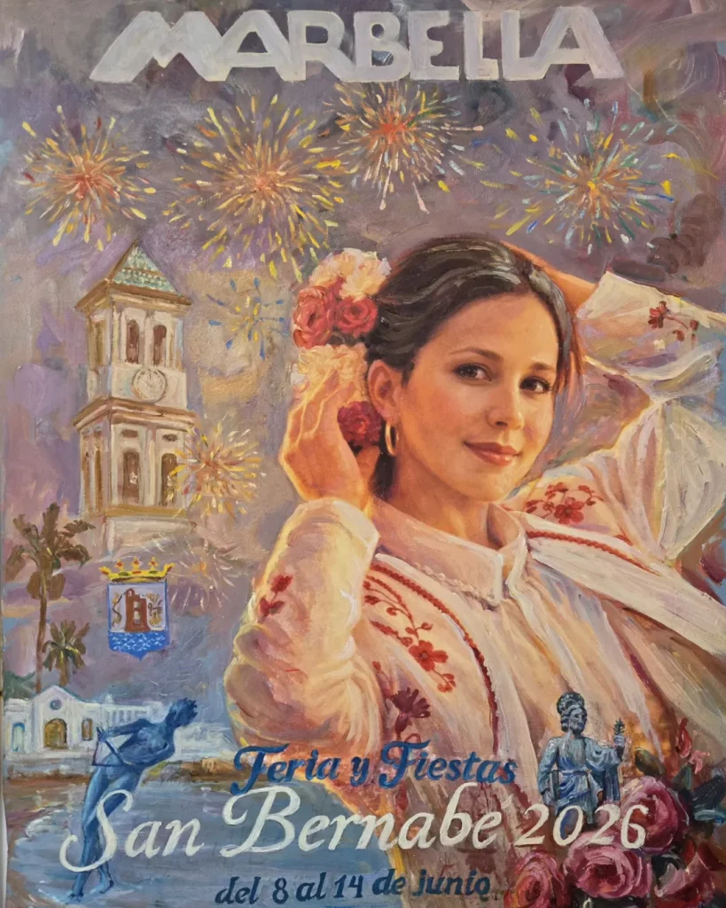 Cartel de la Feria y Fiestas de San Bernabé 2026 en Marbella