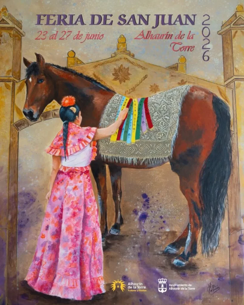Cartel de la Feria de San Juan 2026 en Alhaurín de la Torre