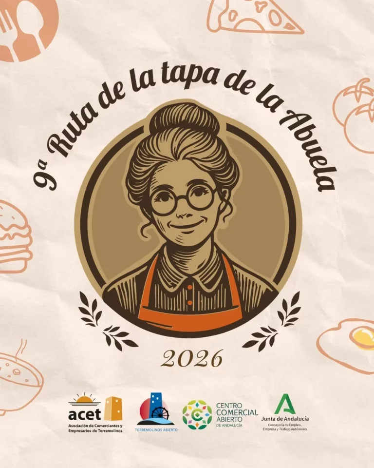 Cartel de la IX Ruta de la Tapa de la Abuela 2026 en Torremolinos