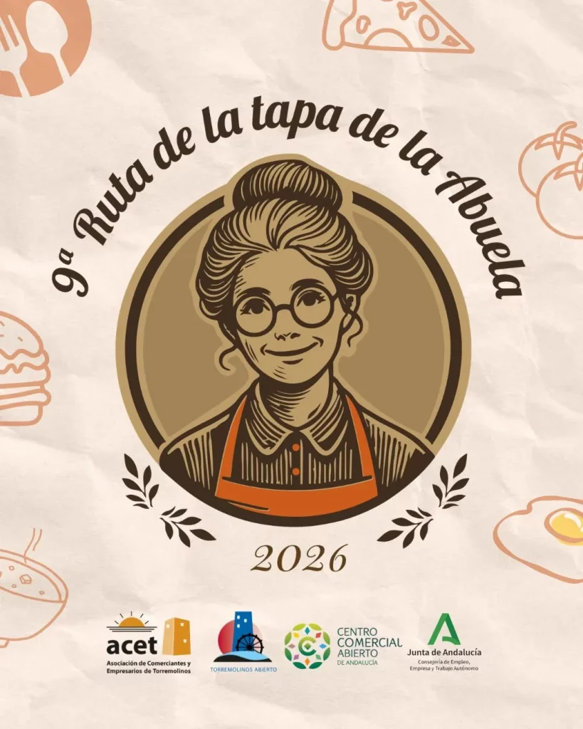 Cartel de la IX Ruta de la Tapa de la Abuela 2026 en Torremolinos