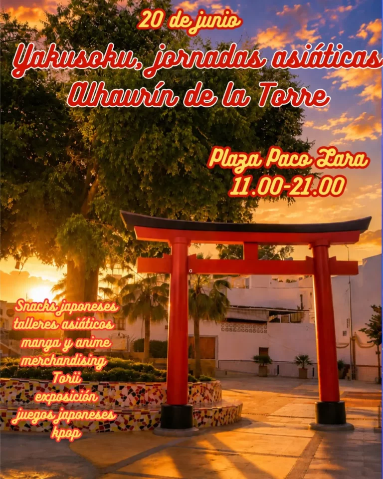 Yakusoku 2026 en Alhaurín de la Torre con actividades de cultura japonesa